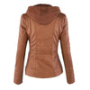 jacke mit Kapuze für Damen – Frontreißverschluss