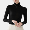 Dame hochgeschnittener top - schickes turtleneck teil