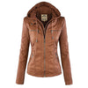 Dame jacke mit kapuze - schicke zip-up oberbekleidung
