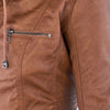 Dame jacke mit kapuze - schicke zip-up oberbekleidung