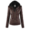 Dame jacke mit kapuze - schicke zip-up oberbekleidung