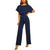 Jumpsuit - raffinierte damen chic mit gürtel