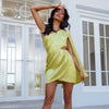 Dä asymmetrische cocktailkleid - mini im luxuriöse satin für spezielle anlässe - modisch im one-shoulder-style