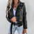 bikerjacke - lässige, kurze jacke für frauen