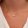 Kette mit Herz und 'S'-Charm – elegante Damenanhänger