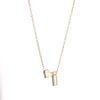 Kette mit Herz und 'S'-Charm – elegante Damenanhänger