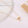 Kette mit Herz und 'S'-Charm – elegante Damenanhänger