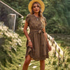 Blumenkleid midi - elegante sommerkleidung für damen