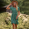 Blumenkleid midi - elegante sommerkleidung für damen