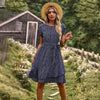 Blumenkleid midi - elegante sommerkleidung für damen