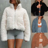 Teddy-Crop-Damenjacke – Weichi Winterjacke mit trendigem Design