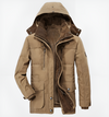 Wasserabweisender wintermantel – kuschelige jacke mit kapuze für damen