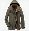 Wasserabweisender wintermantel – kuschelige jacke mit kapuze für damen