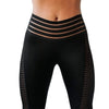 Thermo leggings - hoch geschnittene schwarze damen activewear
