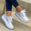 Dame casual platform sneakers - stilvoll und lässig