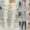 Kniestrümpfe für damen - gestrickte overknee-bekleidung