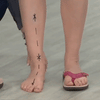 Damen flip-flop sandalen - lässige sommerschuhe