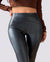 Faux leggings - hochgeschnittene schwarze hosen für frauen