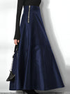 Pu maxi rock - eleganter langer damrock