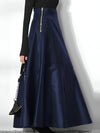 Pu maxi rock - eleganter langer damrock