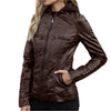 jacke mit Kapuze für Damen – Frontreißverschluss