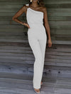 Jumpsuit - elegante ein-schulter damen jumpsuit