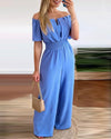 Jumpsuit - stylischer off-shoulder damenanzug