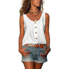 Damen knopf-top - ärmelloses shirt für de summer