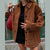 Braune jacke - lässige oversize damenjacke