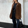Braune jacke - elegante damenoberbekleidung für vielseitige styles