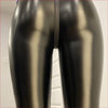 Hochgeschnittene kunst-leggings - schwarze damenmode hosen