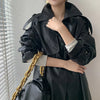 trenchcoat - stylischer langer damenmantel