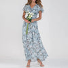 Maxikleid - blumiges sommerkleid für frauen