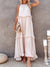 Maxikleid - elegante sommerrobe für damen mit rüschendetails