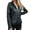 jacke mit Kapuze für Damen – Frontreißverschluss
