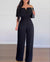Jumpsuit - stylischer off-shoulder damenanzug