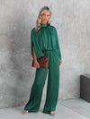 Jumpsuit - elegante grüne damen-jumpsuit