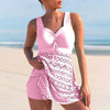 2-teiliges tankini-outfit - stilvolles damenbademode-ensemble
