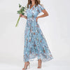 Maxikleid - blumiges sommerkleid für frauen