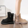 Stiefeletten - damen kunst winterstiefel mit reissverschluss