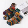Wollsocke - gemusterte, gemütliche damensocken