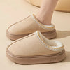 Plüsch Slip-on Hausschuhe Damen – Bequeme Hausschuhe für Zuhause