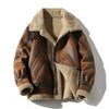 bomberjacke - klassische damen coat mit lammfellfutter