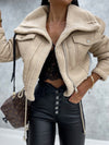 Faux bikerjacke - stylishe damen winterjacke