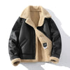 bomberjacke - klassische damen coat mit lammfellfutter