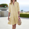 Shirtdress – leichte button-up damenkleid