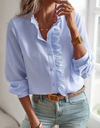 Bluse mit rüschendetails - edles langarm-top für damen