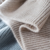 2-teiligs Strick-Kabelpullover-Set mit Krage – eleganti Damenbekleidung