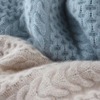 2-teiligs Strick-Kabelpullover-Set mit Krage – eleganti Damenbekleidung