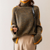 Gemütlicher strick-turtleneck pullover - oversized damen jumper